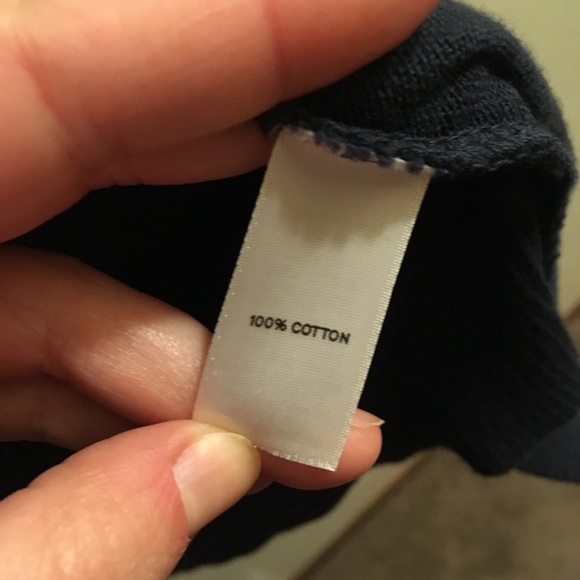 Navy Nordstrom button up sweater vest - Picture 3 of 4